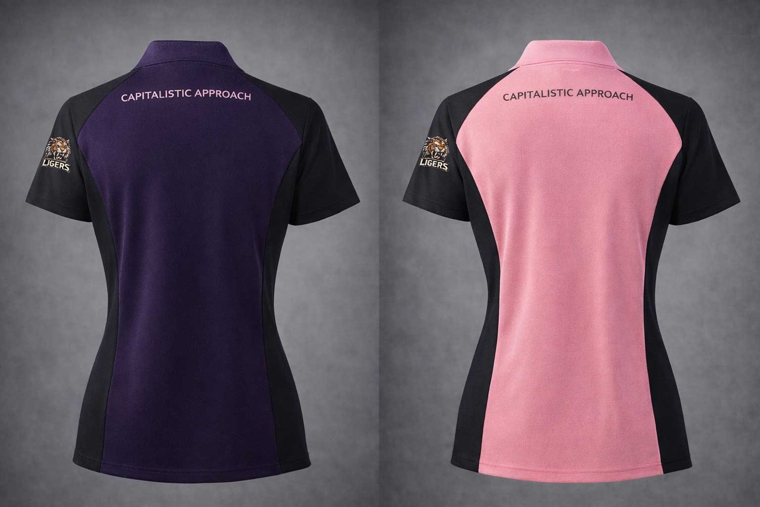 Women's Performance Golf Polo – Capitalistic Approach™ | Liger Edition 2 Women's Performance Golf Polo – Capitalistic Approach™ | Liger Edition - Image 2