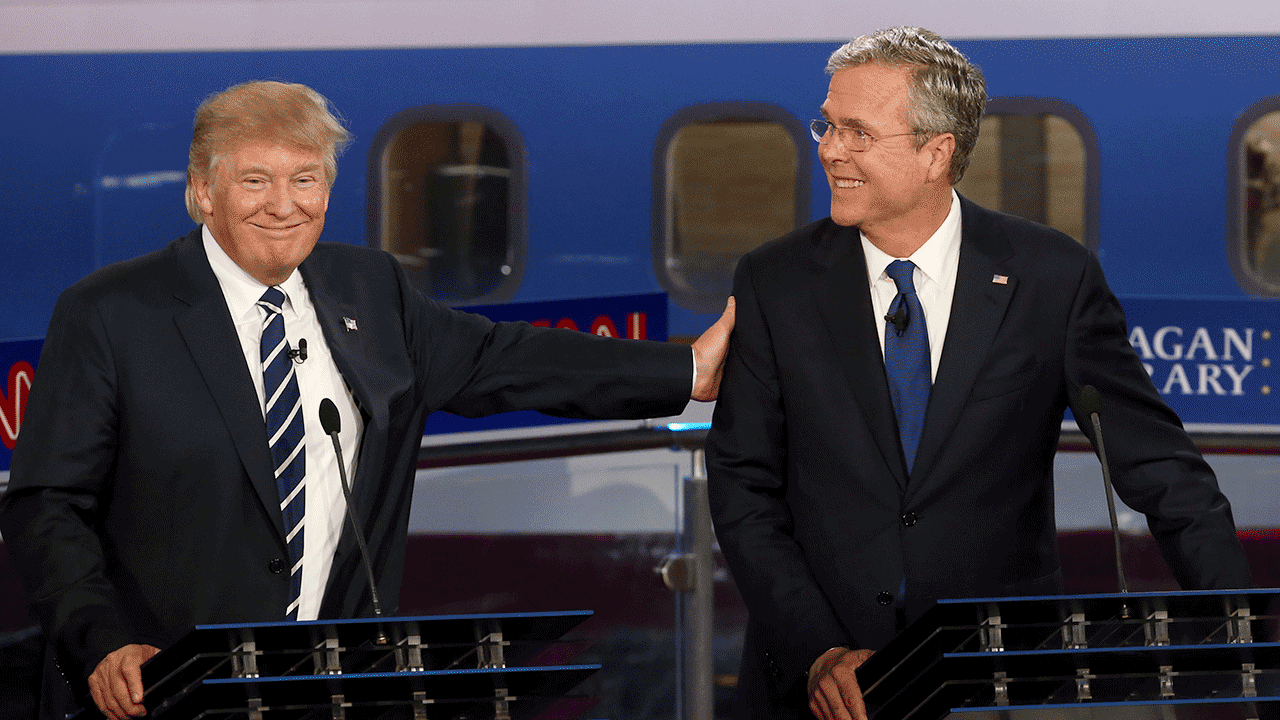 Jeb Bush and Trump Discover Shared Views on Iran Following Their Contentious 2016 Rivalry