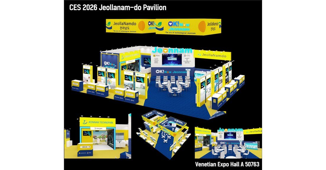 Jeonnam Pavilion Unveils ’12 Cutting-Edge Technologies Driving Global Market Innovation’ at CES 2026