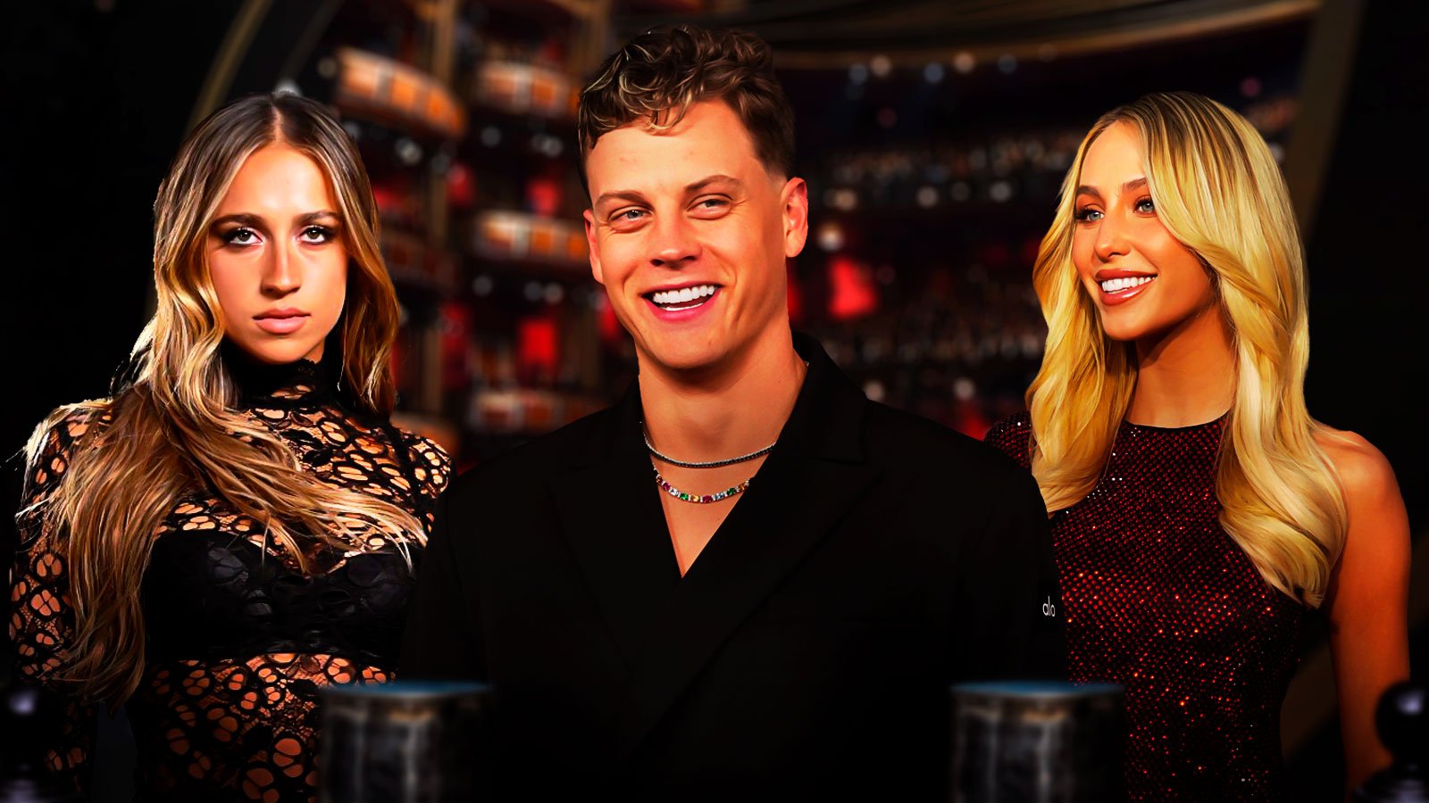 Joe Burrow Seen Celebrating with Alix Earle and Tate McRae After 2026 Ceremony