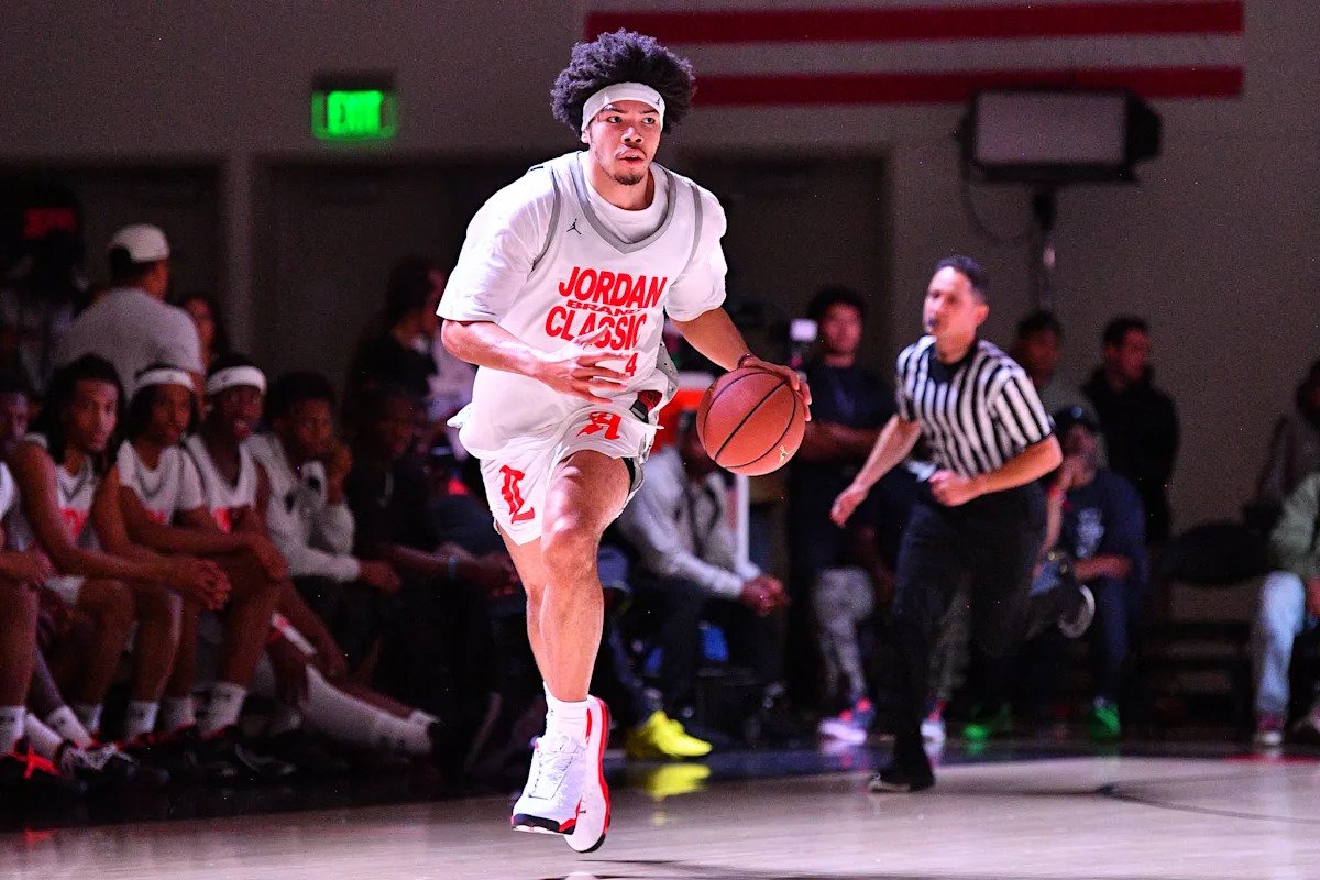 Top 2026 Prospect Tyran Stokes Commits to Kansas, Praises Bill Self: ‘He’s Given Me Great Advice’