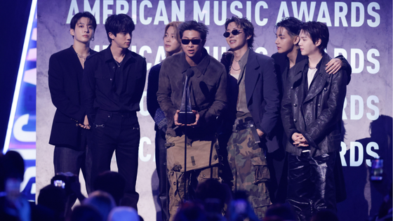 BTS Triumphs, Black Eyed Peas Reunite, and Highlights from the AMAs