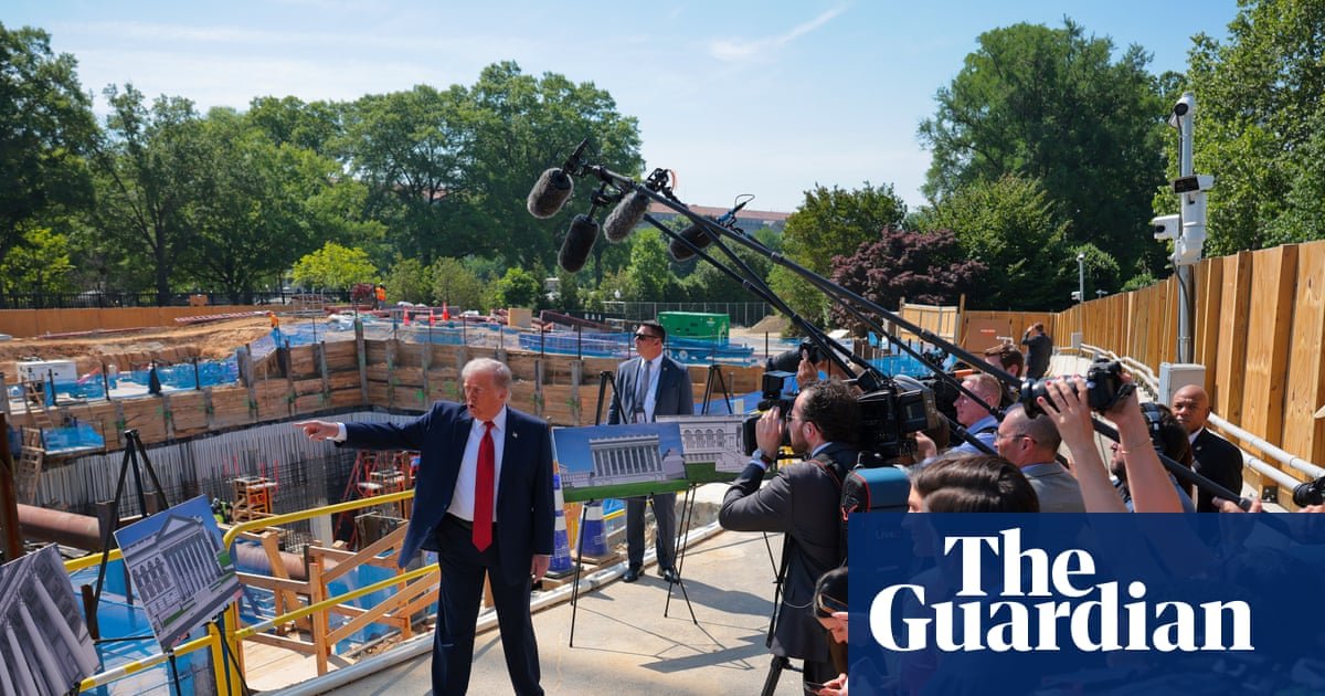 Trump Hosts Media Tour of Ballroom Construction Site Amid Congressional Resistance to  Billion Price Tag