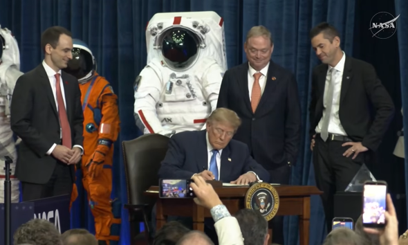 President Trump Signs Executive Order Establishing U.S. Space Academy